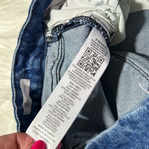 Frame Le Mini Boot Mid Rise Jeans - Picture 7 of 7